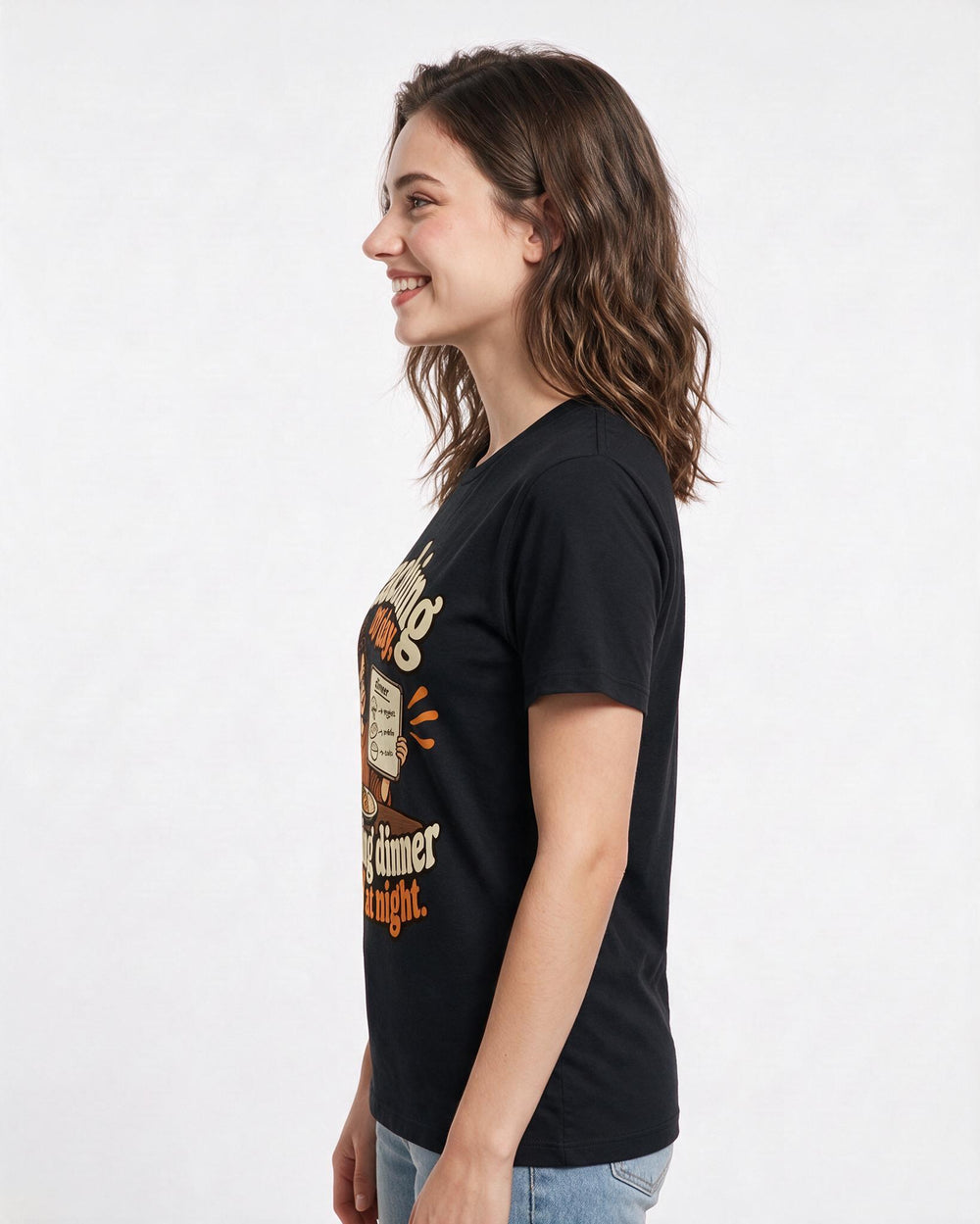 Teacher Black T-Shirt for Women – Everyday Expression Graphic Tee product image 2