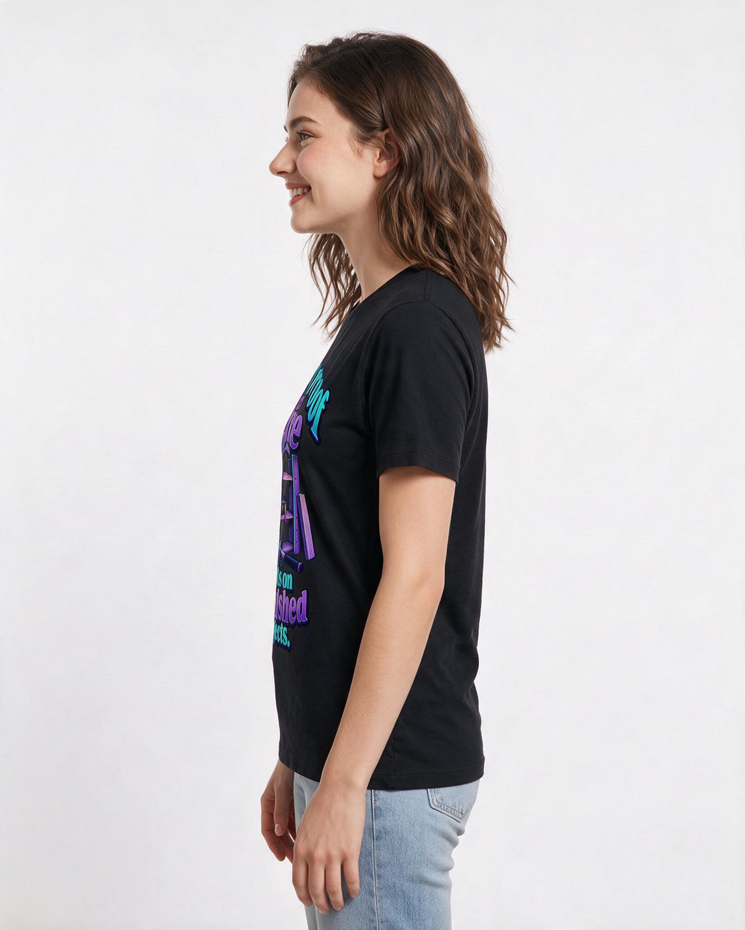 Christian Faith Black T-Shirt for Women – Everyday Expression Graphic Tee product image 2