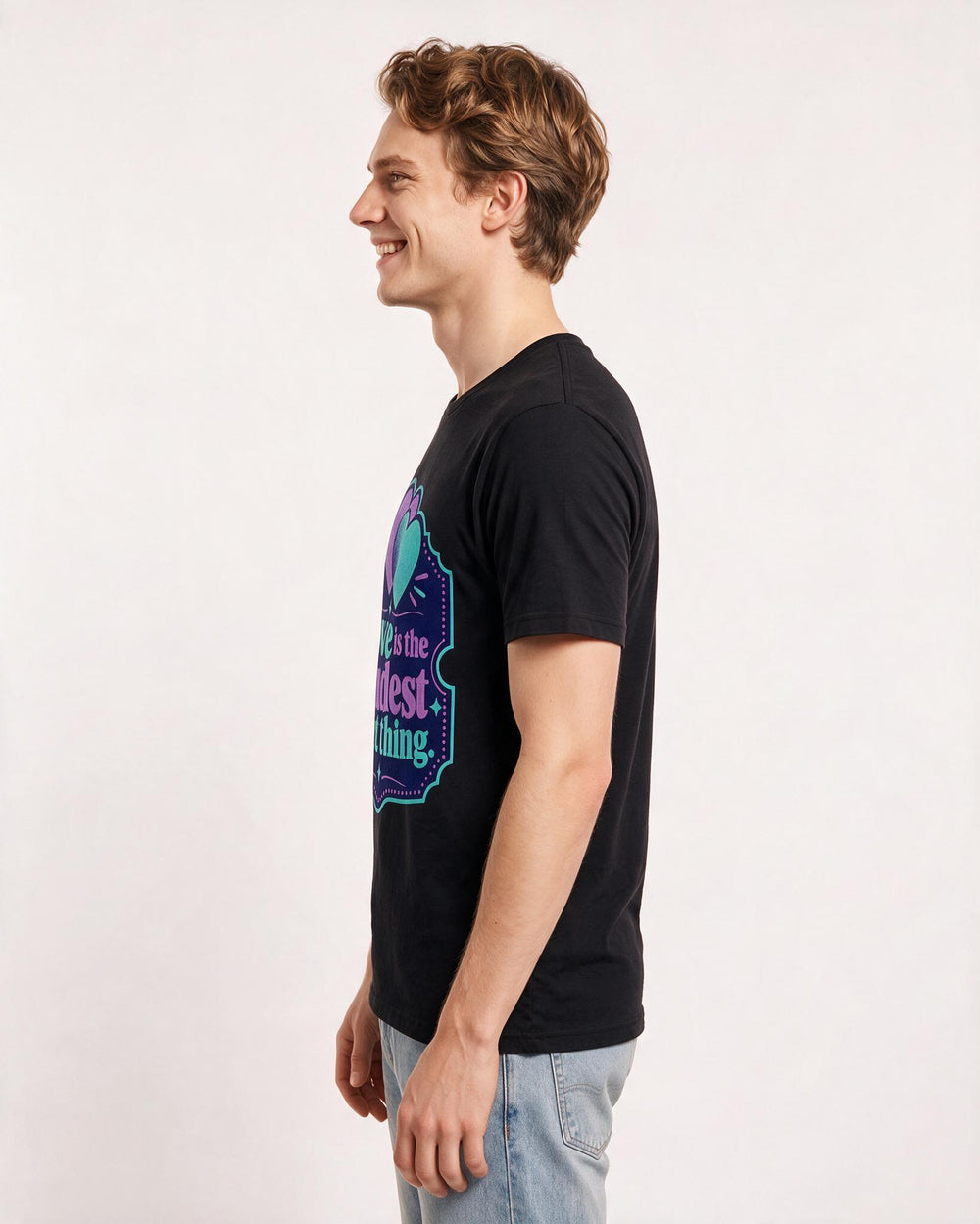 Pride Black T-Shirt for Men – Everyday Expression Graphic Tee product image 2