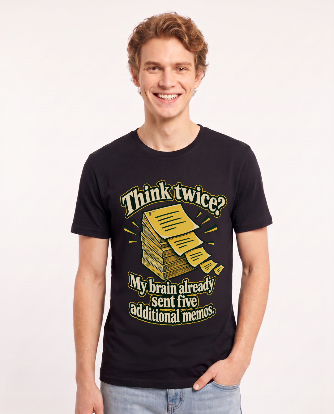 Neurodiversity Black T-Shirt for Men – Everyday Expression Graphic Tee product image 3