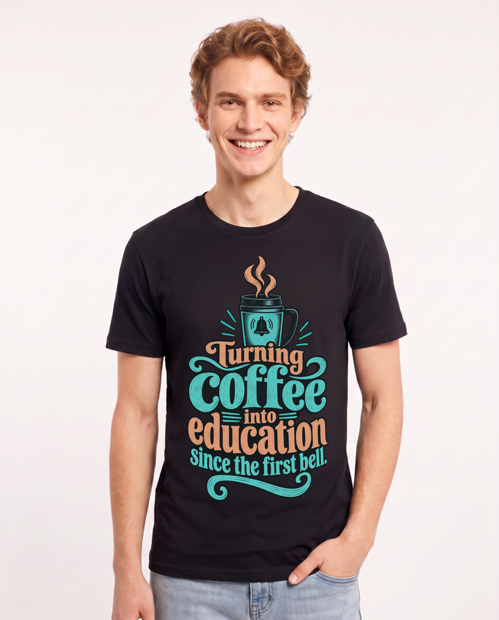 Teacher Black T-Shirt for Men – Everyday Expression Graphic Tee product image 3