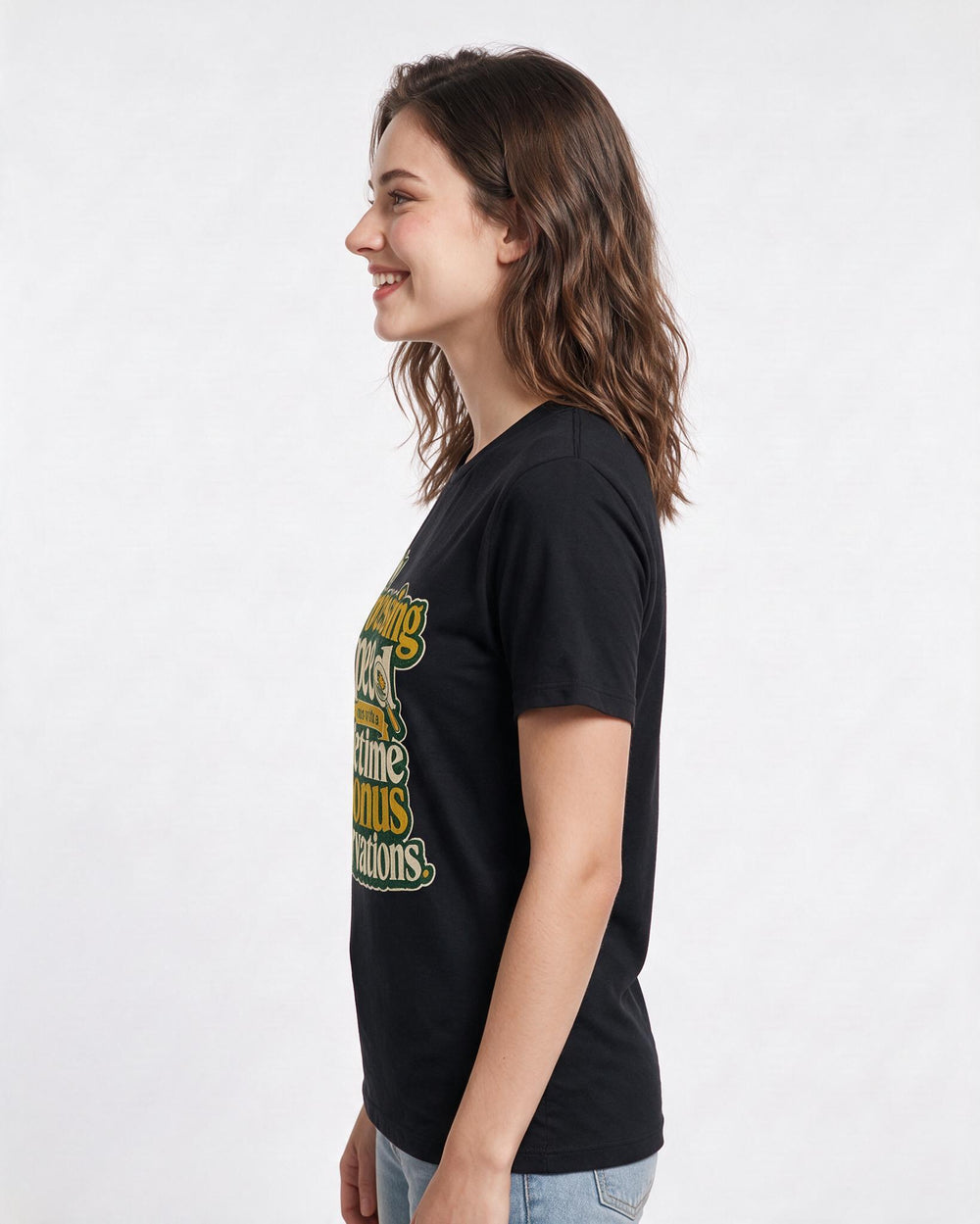 Neurodiversity Black T-Shirt for Women – Everyday Expression Graphic Tee product image 2