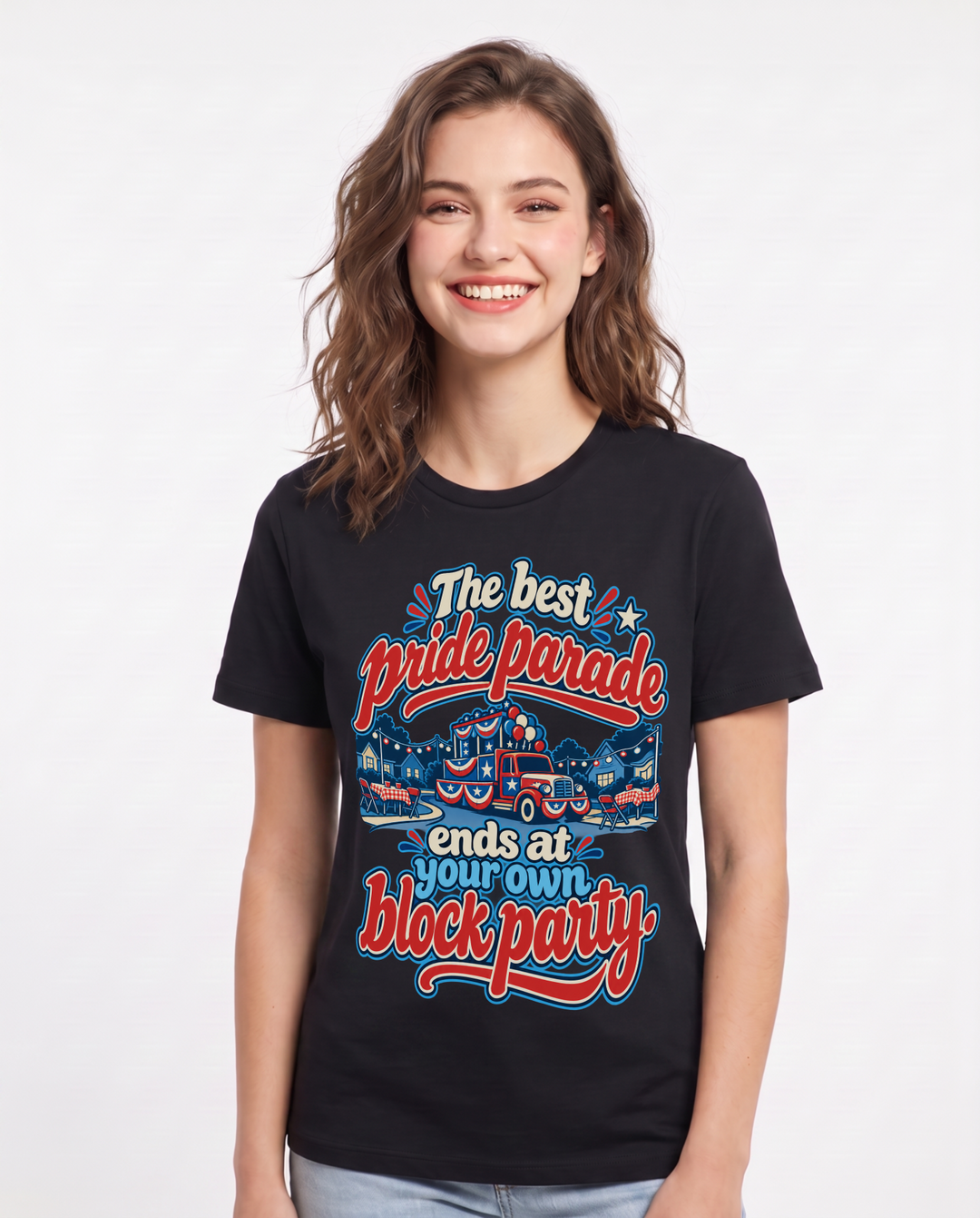 Patriotic Black T-Shirt for Women – Everyday Expression Graphic Tee product image 3