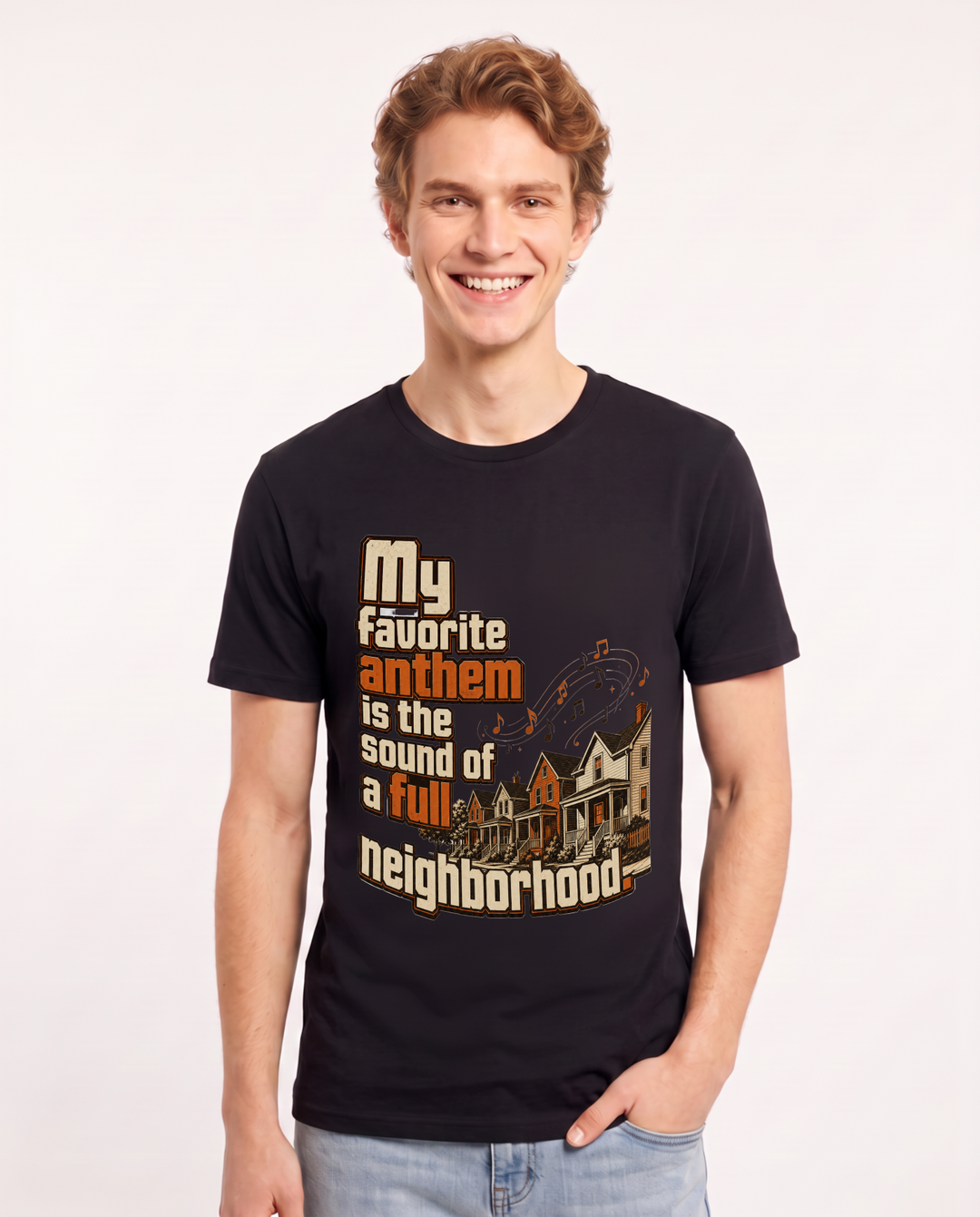 Patriotic Black T-Shirt for Men – Everyday Expression Graphic Tee product image 3