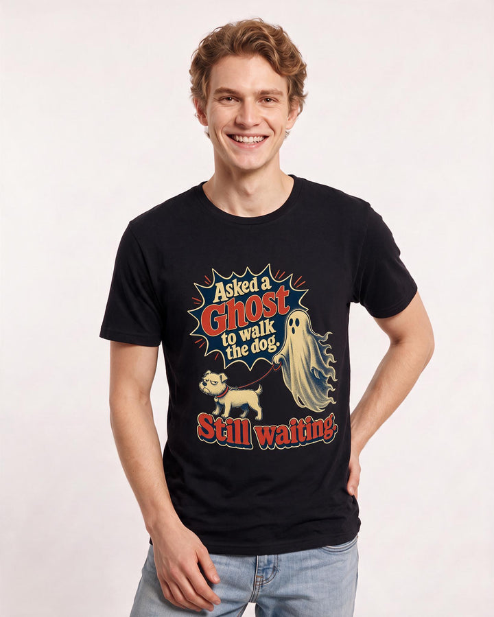Halloween Black T-Shirt for Men – Halloween Theme Graphic Tee product image 3