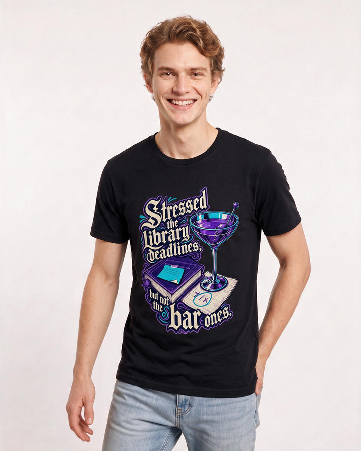 Graduation Black T-Shirt for Men – Everyday Expression Graphic Tee product image 3