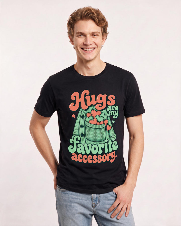 Grandparent Black T-Shirt for Men – Everyday Expression Graphic Tee product image 1