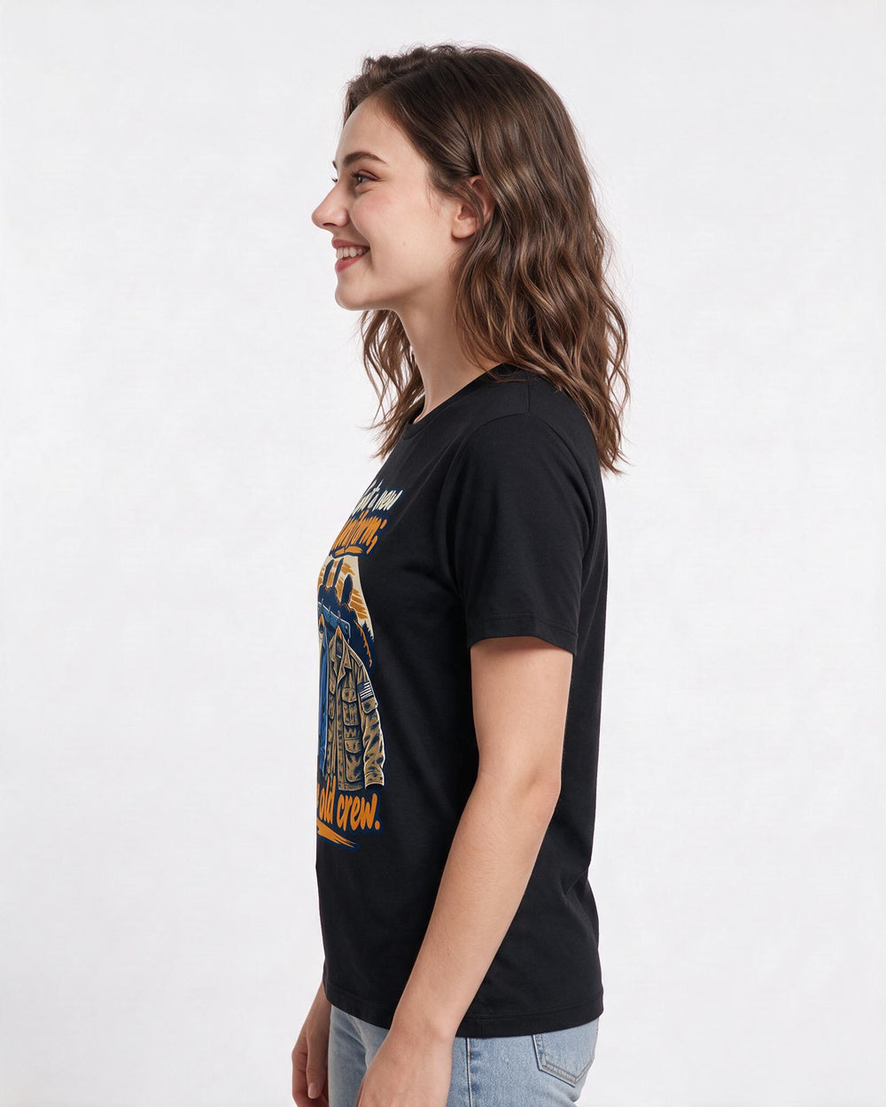 Veteran Black T-Shirt for Women – Everyday Expression Graphic Tee product image 2