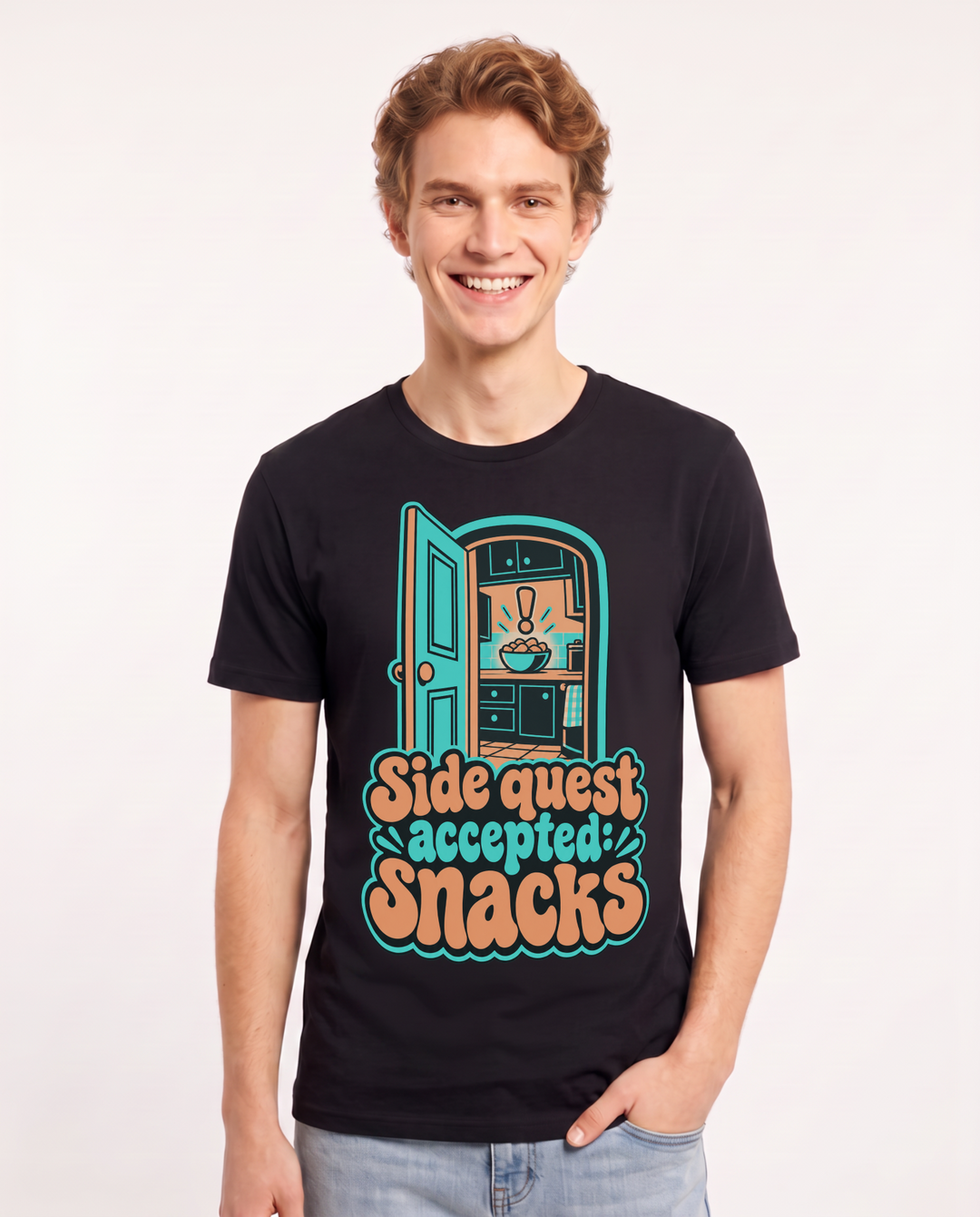 Gaming Black T-Shirt for Men – Game Night Graphic Tee product image 3