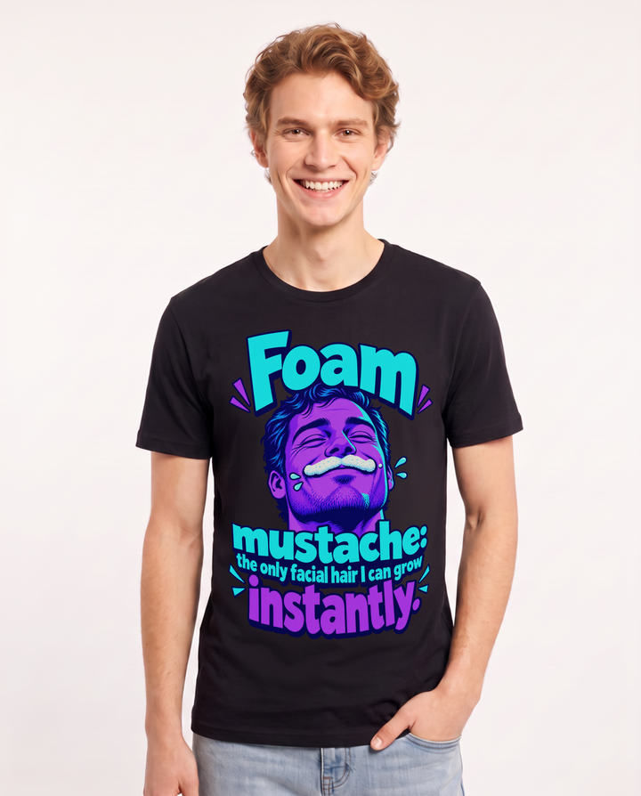 Beer Black T-Shirt for Men – Everyday Expression Graphic Tee product image 3