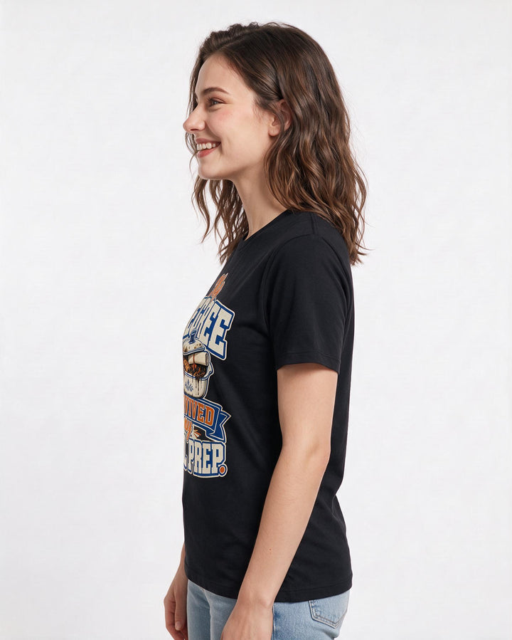 Funny Graduation Women's Black T-Shirt – My degree survived my meal prep. product image 2