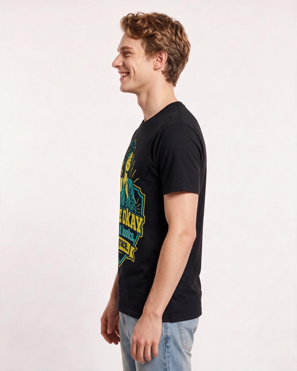 Christian Faith Black T-Shirt for Men – Everyday Expression Graphic Tee product image 2