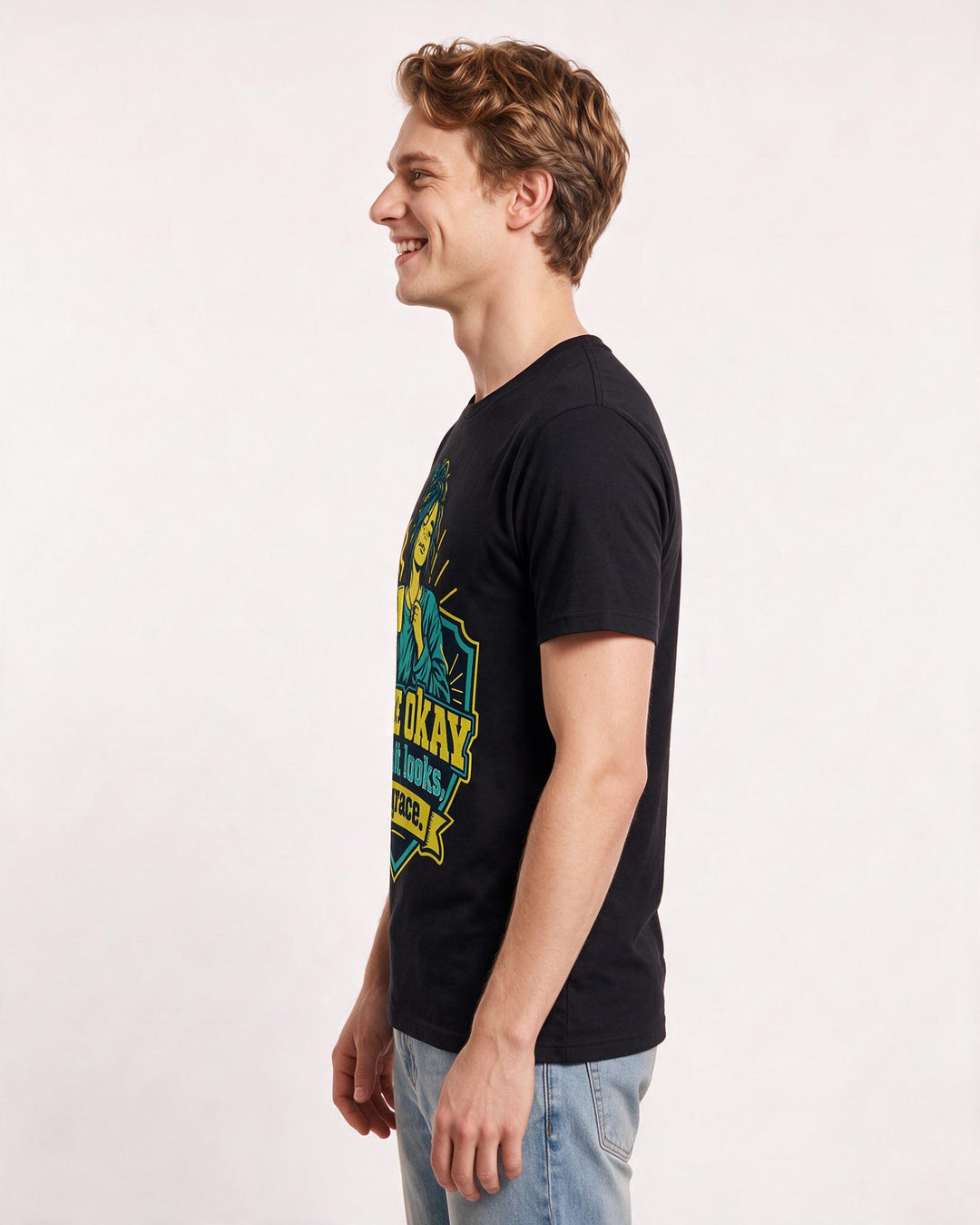 Christian Faith Black T-Shirt for Men – Everyday Expression Graphic Tee product image 2