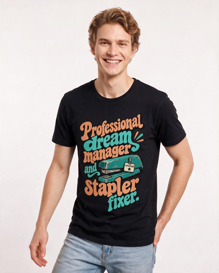 Teacher Black T-Shirt for Men – Everyday Expression Graphic Tee product image 1