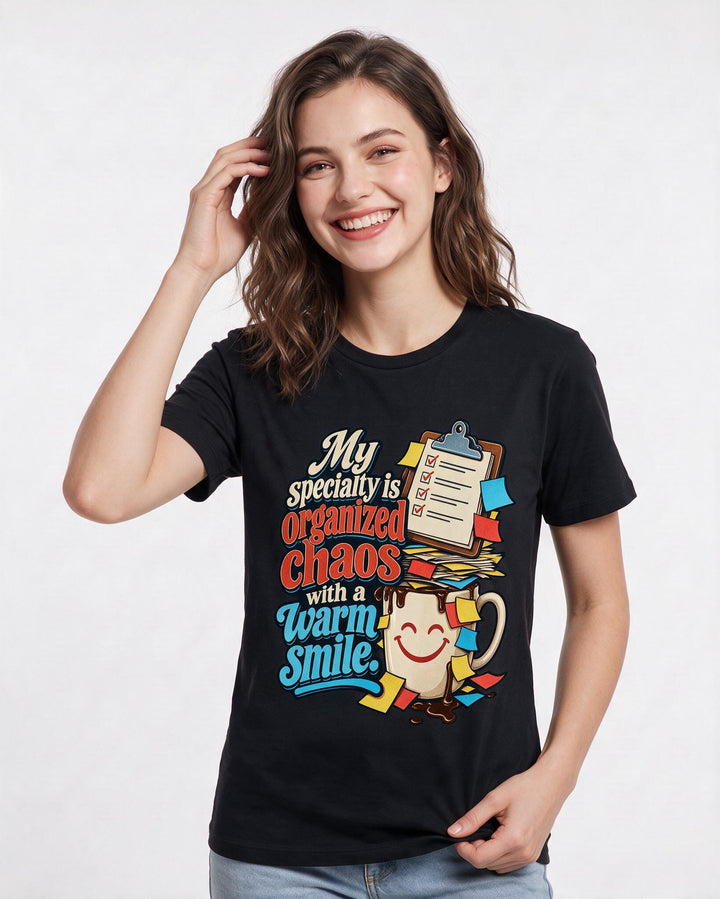 Nurse Black T-Shirt for Women – Nursing Life Graphic Tee product image 1
