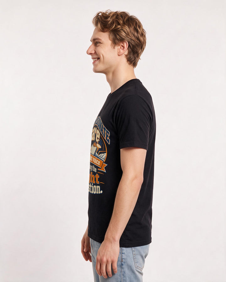 Nurse Black T-Shirt for Men – Nursing Life Graphic Tee product image 2