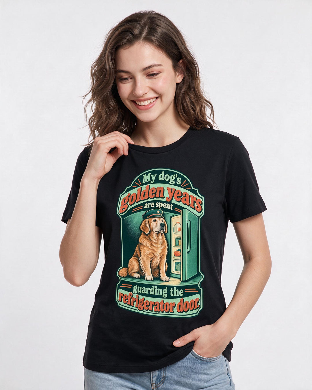 Cat Lover Black T-Shirt for Women – Everyday Expression Graphic Tee product image 1