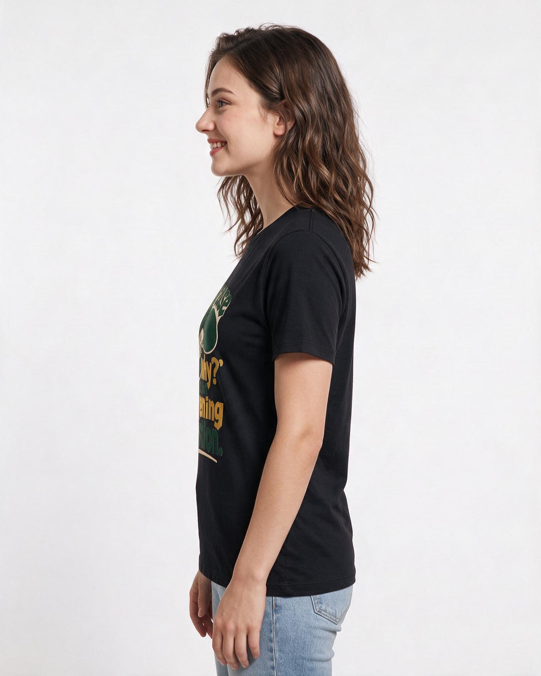 Teacher Black T-Shirt for Women – Everyday Expression Graphic Tee product image 2