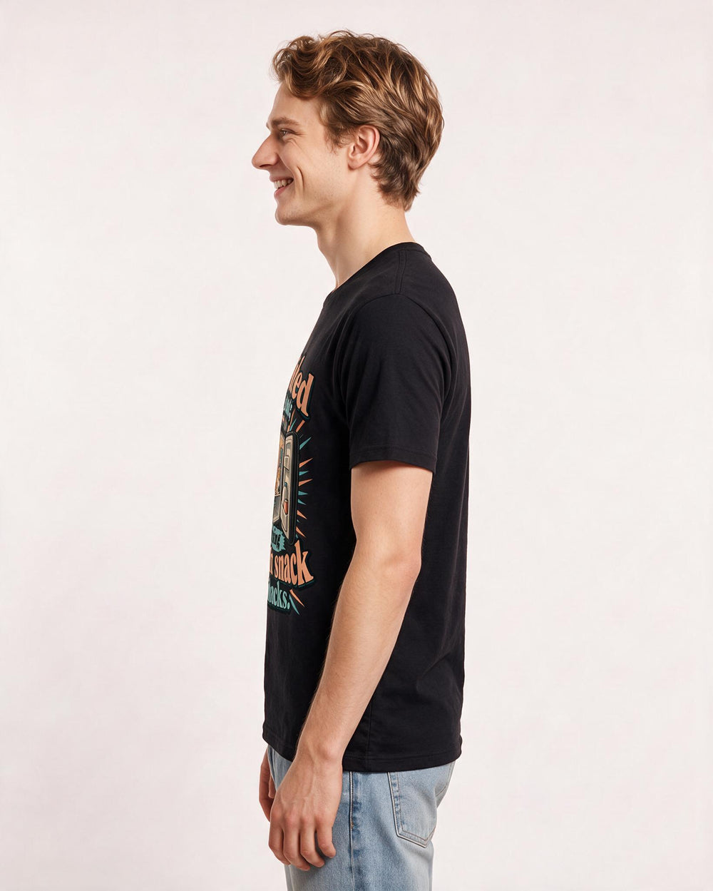 Graduation Black T-Shirt for Men – Everyday Expression Graphic Tee product image 2