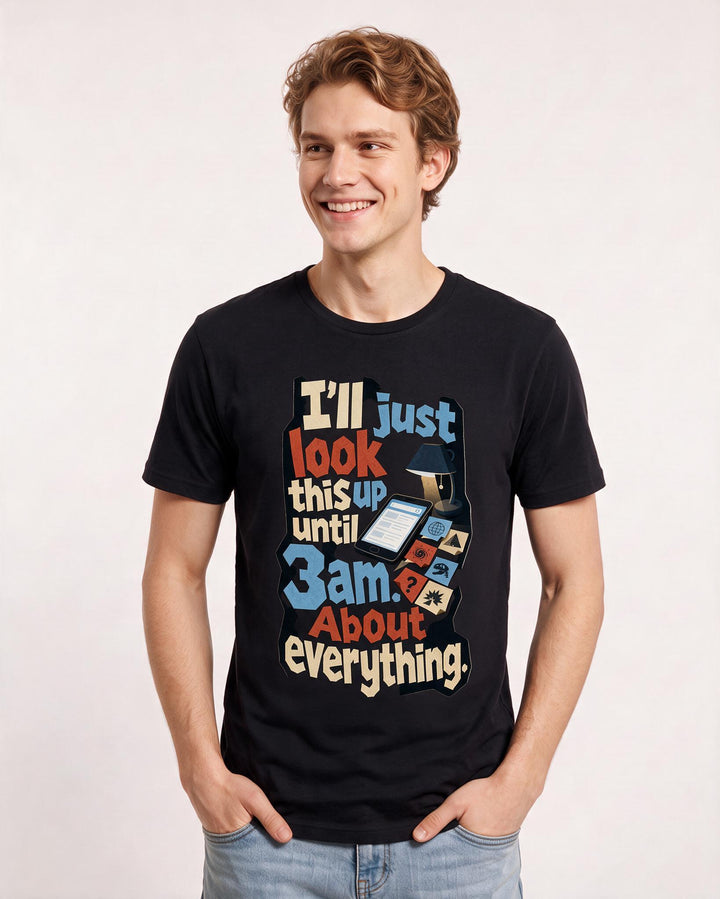 Meme Black T-Shirt for Men – Everyday Expression Graphic Tee product image 1