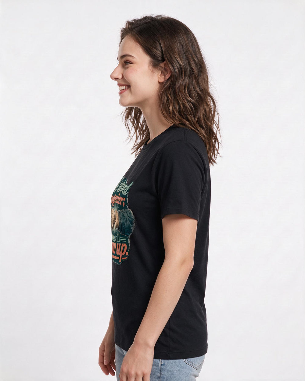 Veteran Black T-Shirt for Women – Everyday Expression Graphic Tee product image 2