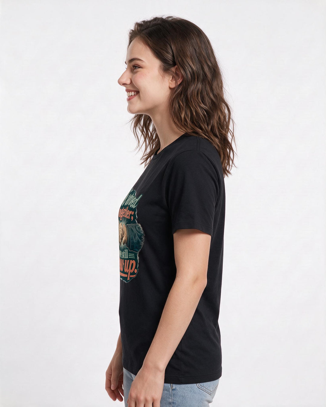 Veteran Black T-Shirt for Women – Everyday Expression Graphic Tee product image 2