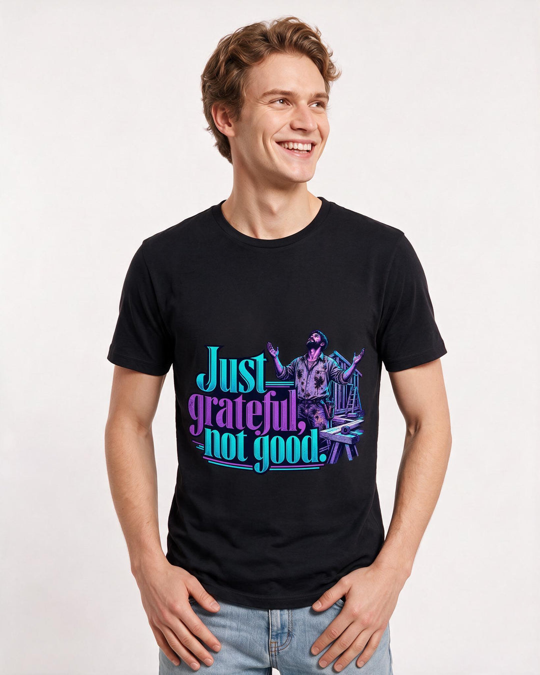 Christian Faith Black T-Shirt for Men – Everyday Expression Graphic Tee product image 1