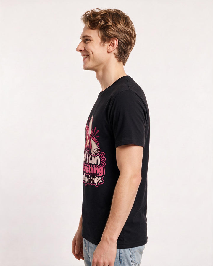 Graduation Black T-Shirt for Men – Everyday Expression Graphic Tee product image 2