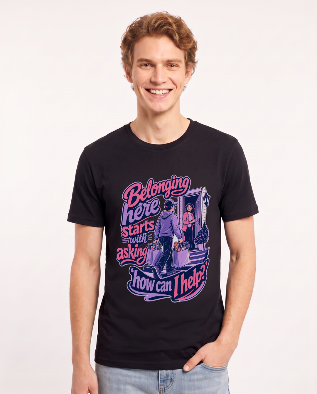 Patriotic Black T-Shirt for Men – Everyday Expression Graphic Tee product image 1