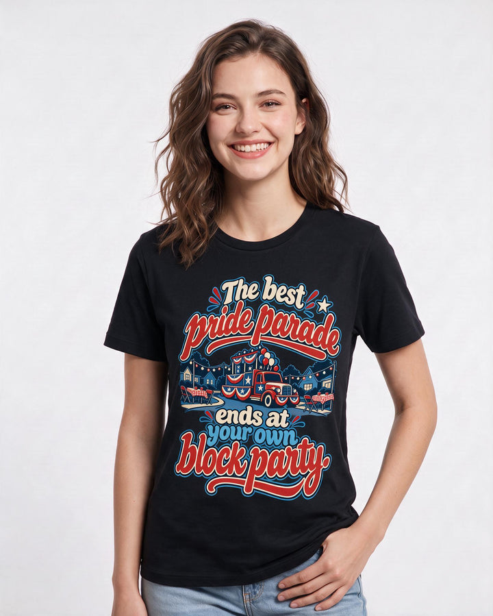 Patriotic Black T-Shirt for Women – Everyday Expression Graphic Tee product image 1