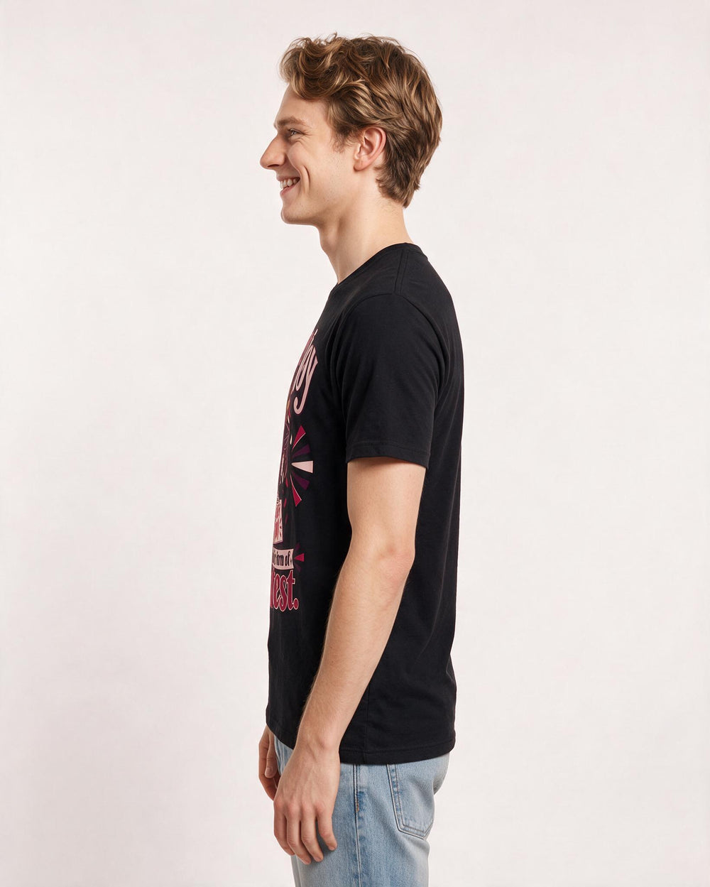 Pride Black T-Shirt for Men – Everyday Expression Graphic Tee product image 2
