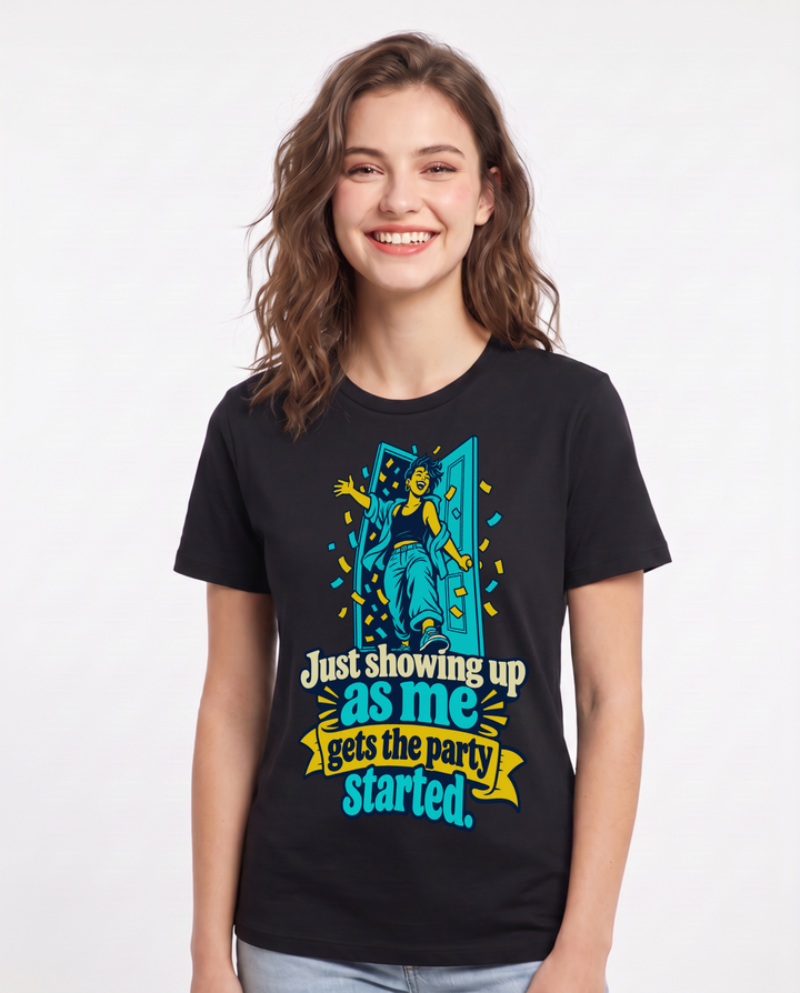 Pride Black T-Shirt for Women – Everyday Expression Graphic Tee product image 3