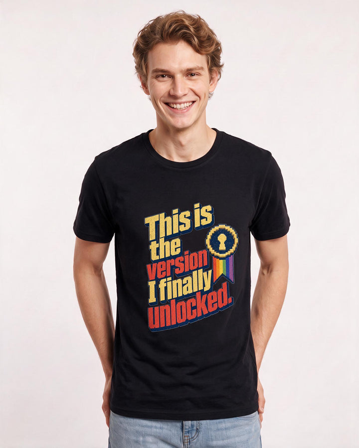 Pride Black T-Shirt for Men – Everyday Expression Graphic Tee product image 3