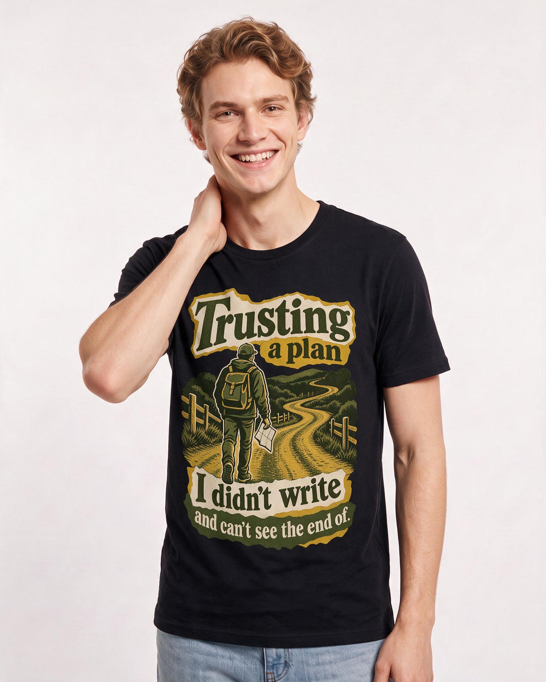Christian Faith Black T-Shirt for Men – Everyday Expression Graphic Tee product image 1