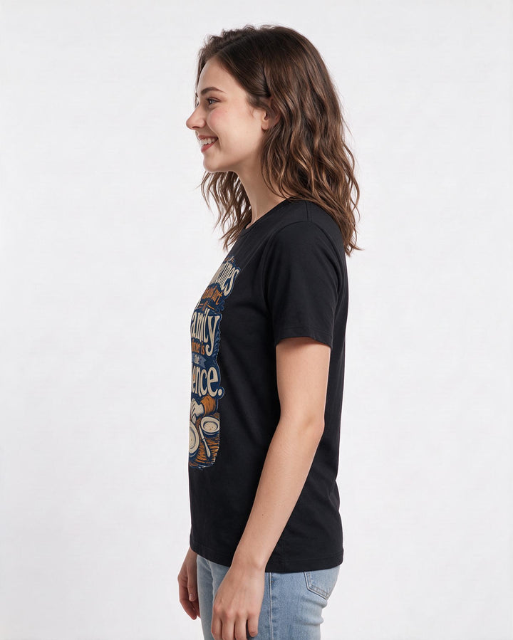 Mom Black T-Shirt for Women – Everyday Expression Graphic Tee product image 2