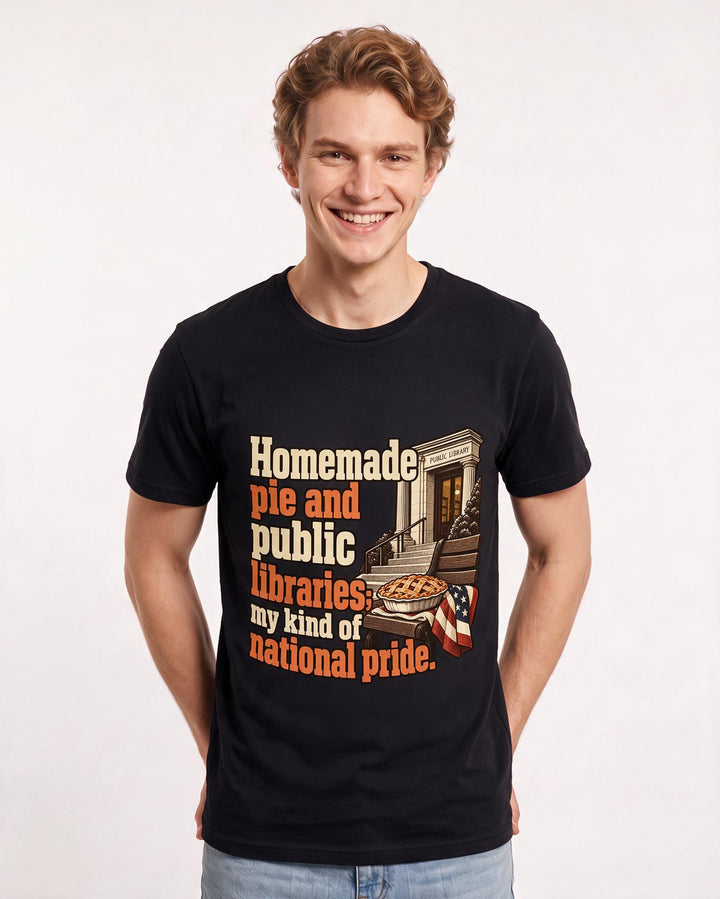 Patriotic Black T-Shirt for Men – Everyday Expression Graphic Tee product image 1