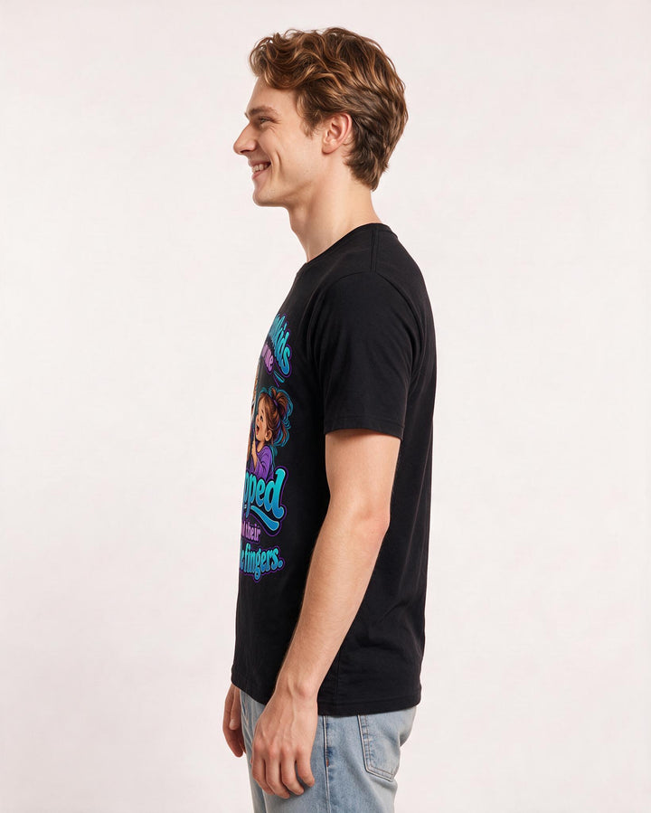 Grandparent Black T-Shirt for Men – Everyday Expression Graphic Tee product image 2