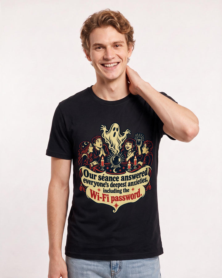 Halloween Black T-Shirt for Men – Halloween Theme Graphic Tee product image 1