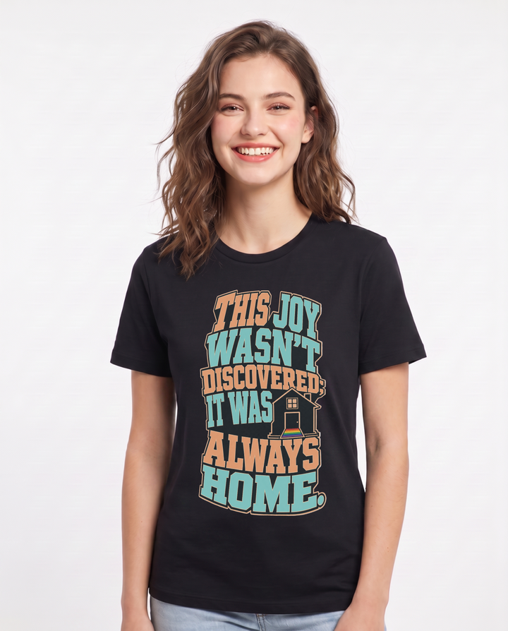 Pride Black T-Shirt for Women – Everyday Expression Graphic Tee product image 1