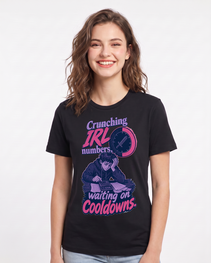 Gaming Black T-Shirt for Women – Game Night Graphic Tee product image 3