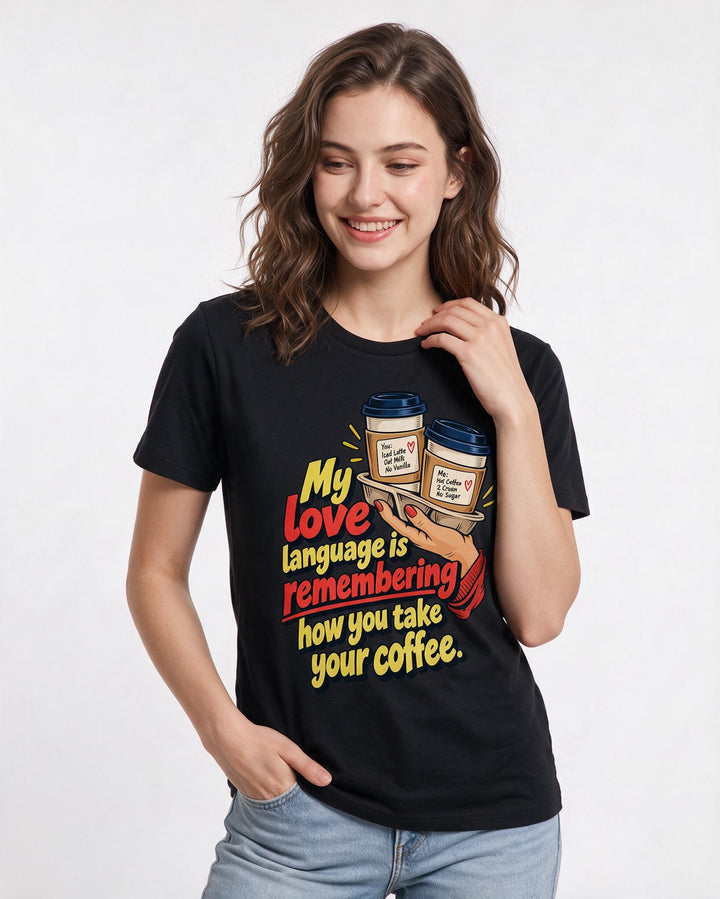 Grandparent Black T-Shirt for Women – Everyday Expression Graphic Tee product image 1