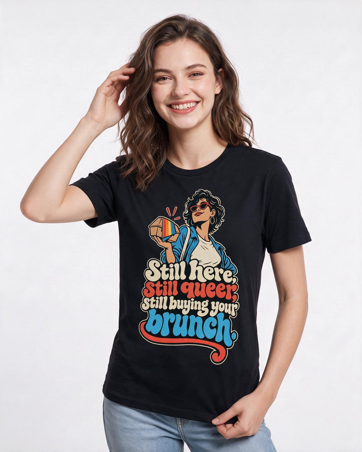 Pride Black T-Shirt for Women – Everyday Expression Graphic Tee product image 1