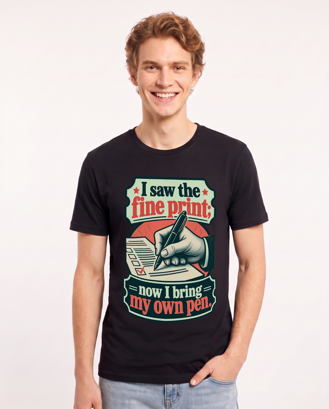 Political Statement Black T-Shirt for Men – Everyday Expression Graphic Tee product image 3