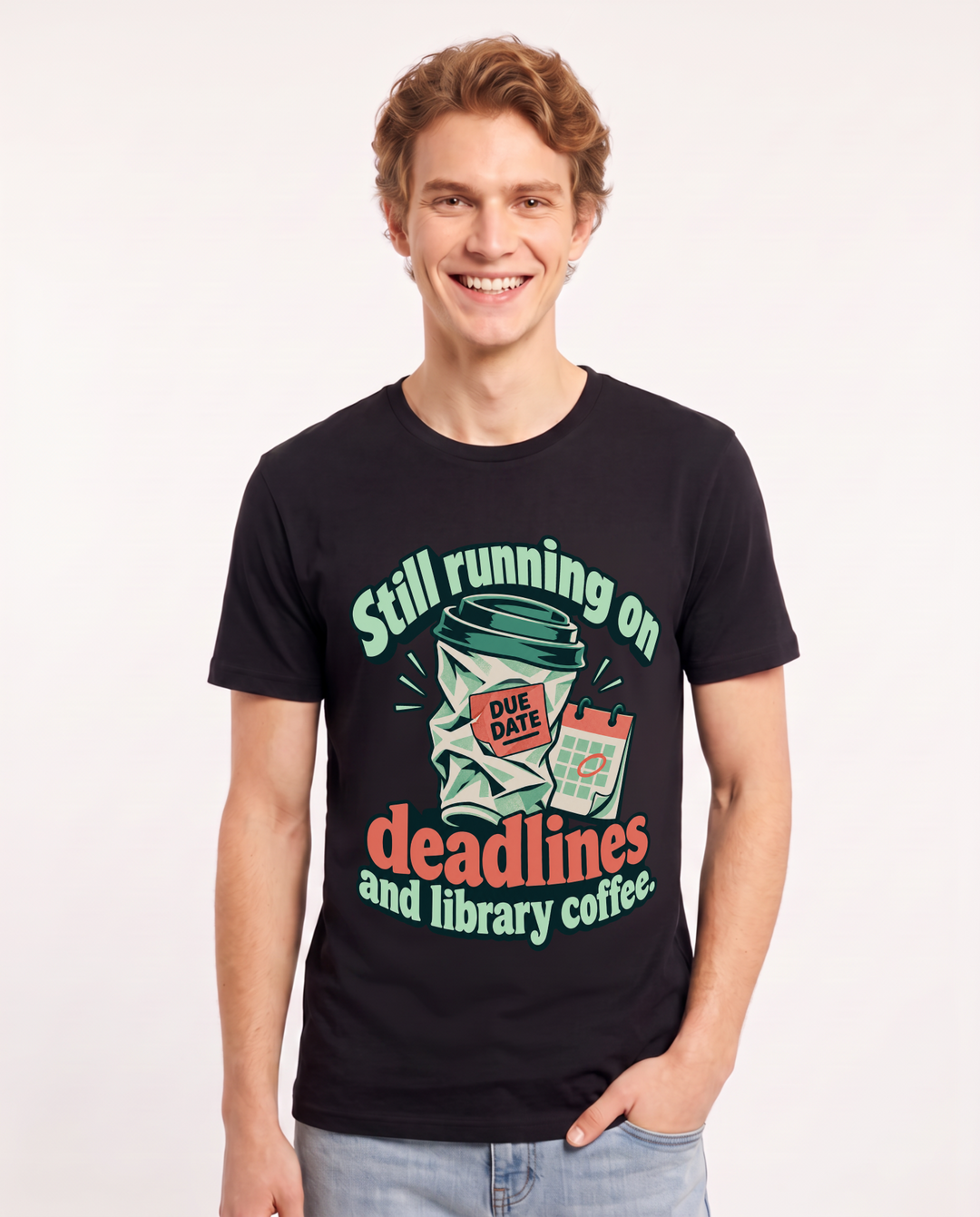 Graduation Black T-Shirt for Men – Everyday Expression Graphic Tee product image 3