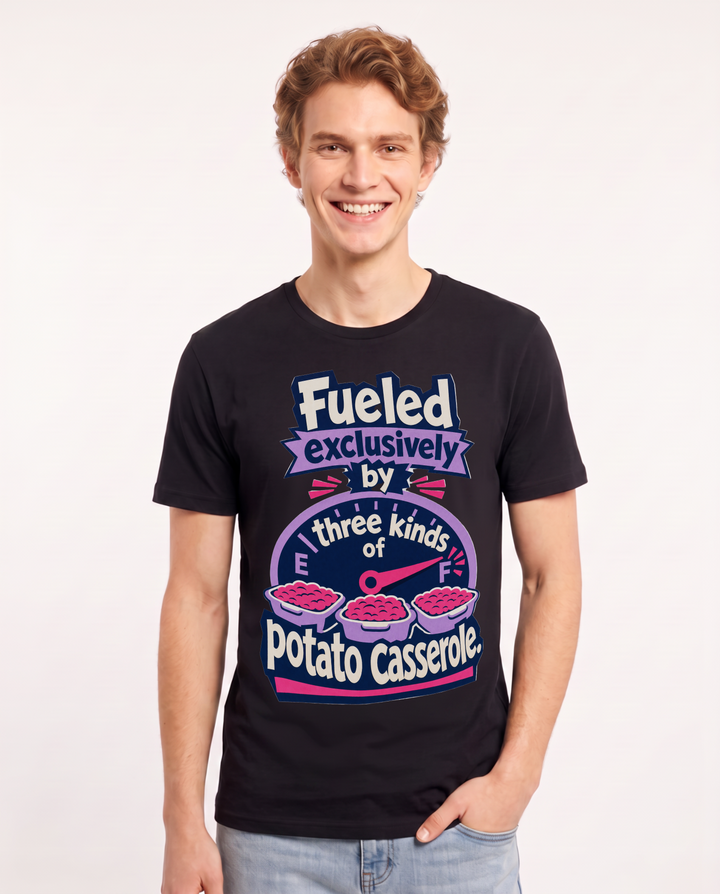 Christmas Black T-Shirt for Men – Holiday Theme Graphic Tee product image 1