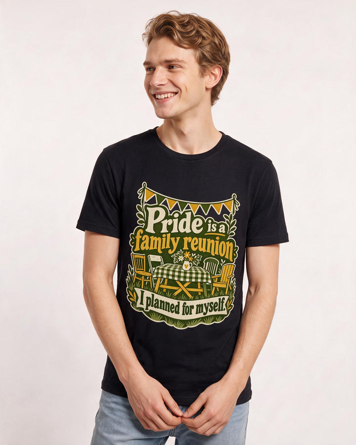 Pride Black T-Shirt for Men – Everyday Expression Graphic Tee product image 1