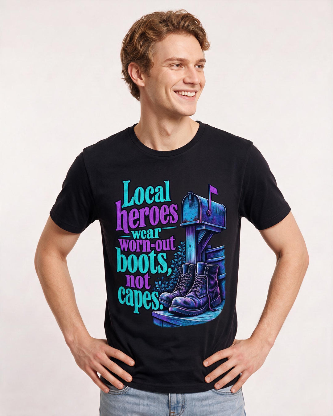 Patriotic Black T-Shirt for Men – Everyday Expression Graphic Tee product image 1