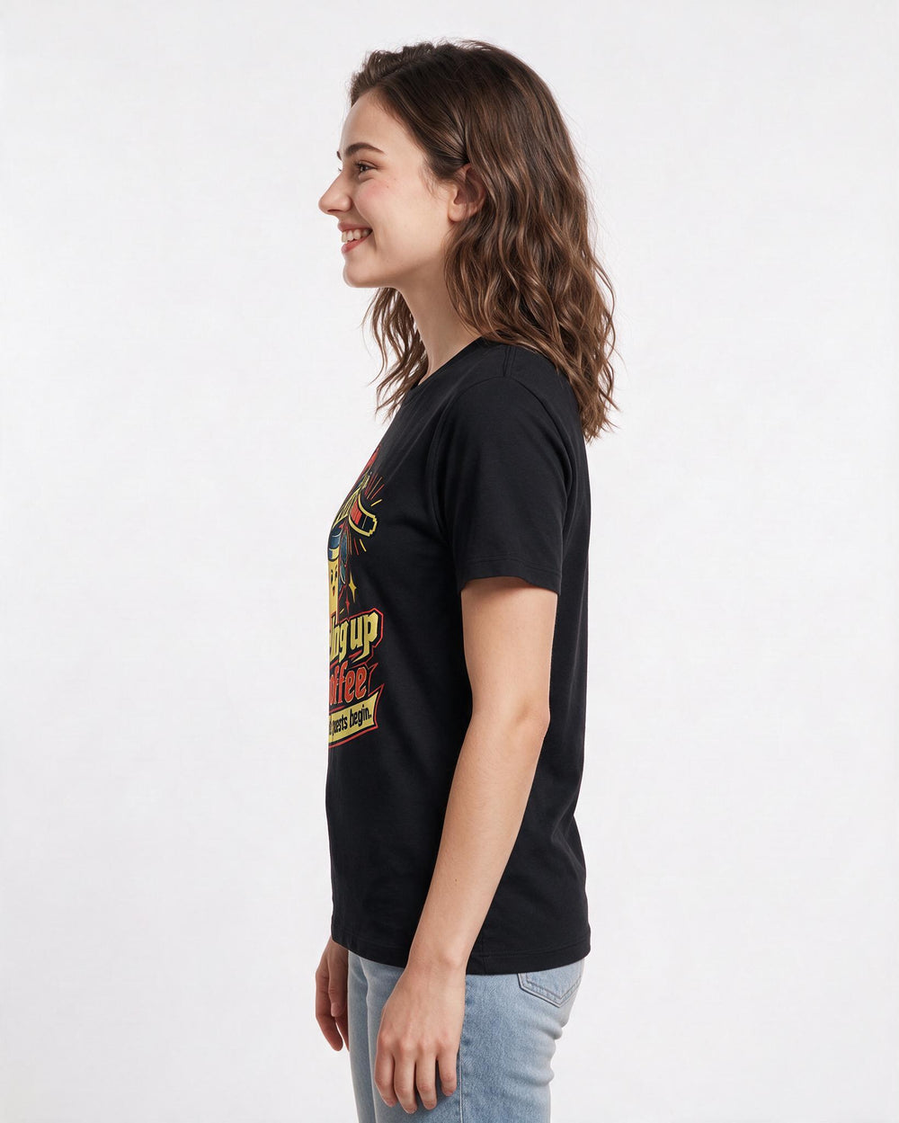 Gaming Black T-Shirt for Women – Game Night Graphic Tee product image 2