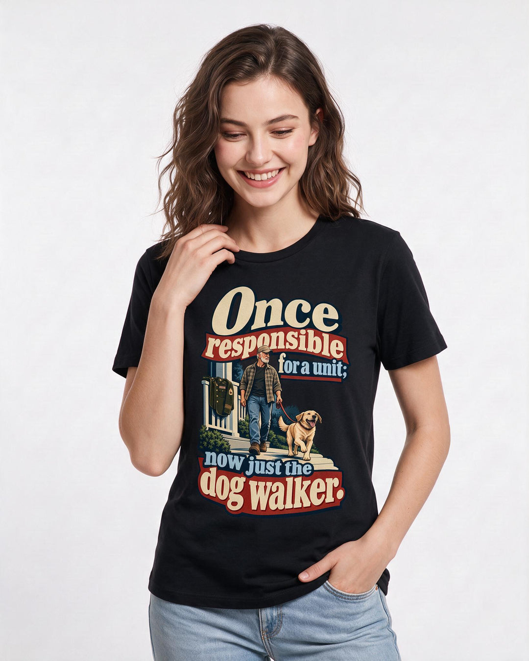 Veteran Black T-Shirt for Women – Everyday Expression Graphic Tee product image 1