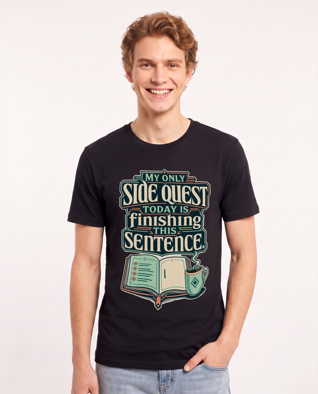 Gaming Black T-Shirt for Men – Game Night Graphic Tee product image 1